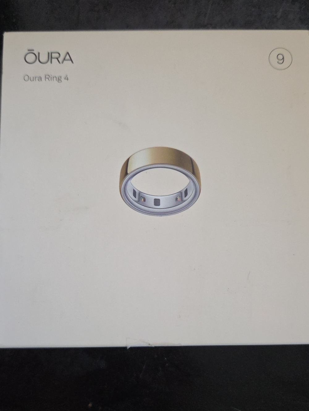 Oura Ring 4 Smart Ring - Gold (Size 9)